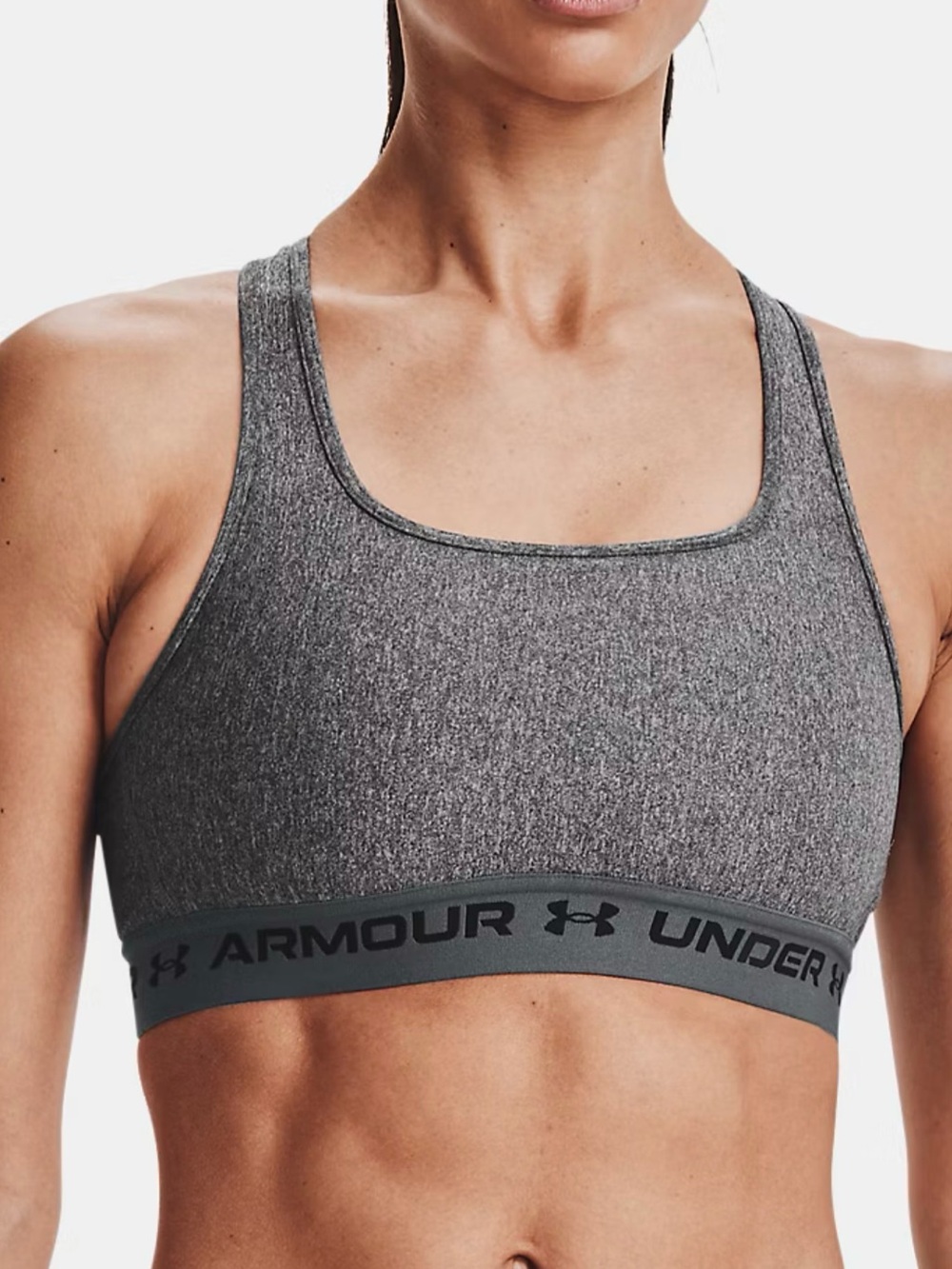 Under Armour Grey Seamless Sports Bra large